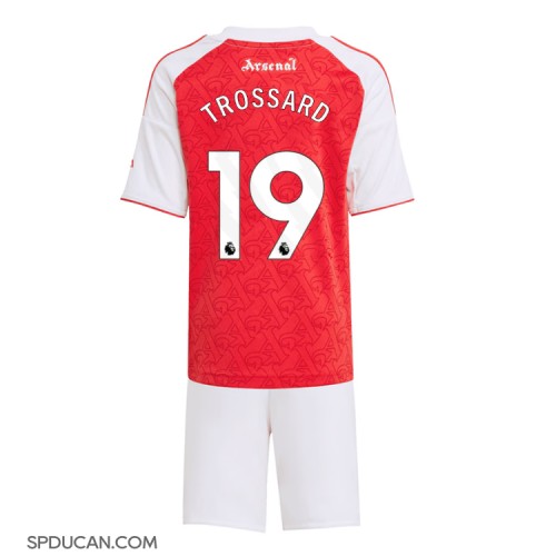 Dječji Nogometni Dres Arsenal Leandro Trossard #19 Domaci 2025-26 Kratak Rukav (+ Kratke hlače)